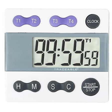 Digi-Sense Traceable Four-Channel Alarm Timer with 90225-35